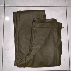 ♡ h&m faux leather pants ♡